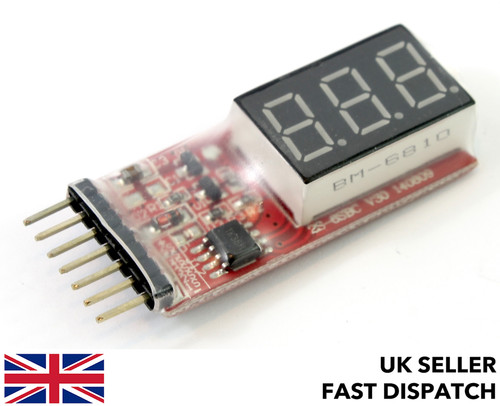 Led voltmeter lipo rc - voltmeter,